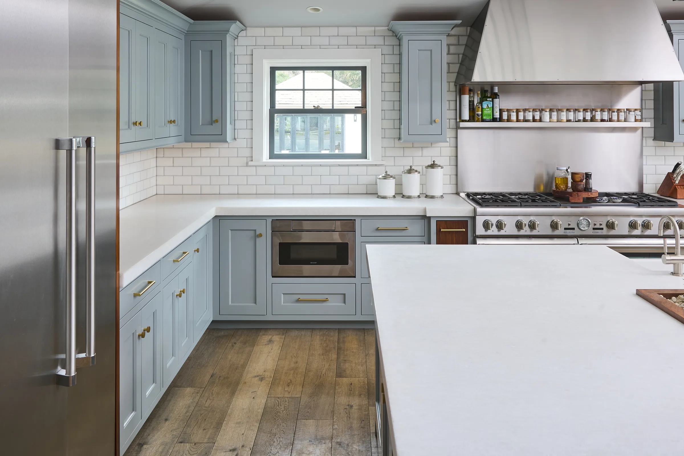 Transformed Modern Traditional Kitchen in Lower Merion